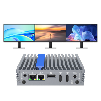 Тонкий клиент Mini Box ПК J3710 Quad Core 6usb Ddr3 12v Мини-компьютер