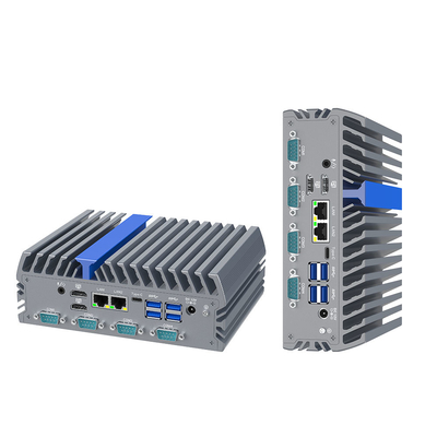 Din-Rail Mini Pc Box Компьютер с Ddr5 Ram M.2 Ssd Трипл Дисплей