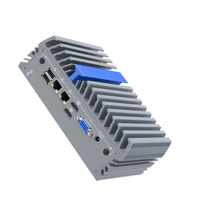 Малый форм-факторный компьютер N100 2 Lan 4 Com 6 USB Mini PC 12 Вольт