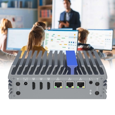 Интеллектуальный склад без вентилятора Linux PC 12th Gen I3 I5 I7 Ddr5 Мини-PC