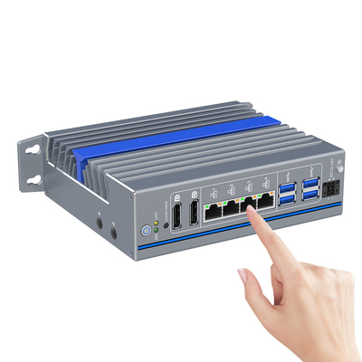 Бесканатный мягкий маршрутизатор Intel I5-1235u Ddr5 M.2 Ssd 4 Port Lan Mini Pc