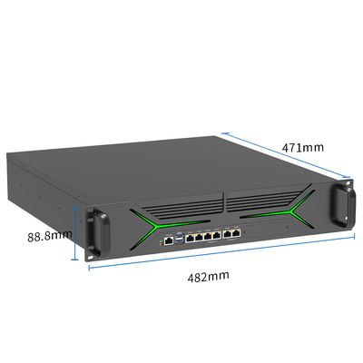 2U Rack Mount Application Server 4 Оптический порт для модернизации центра обработки данных
