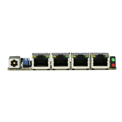 Small J3160 NUC Motherboard With 4 Gigabit Ethernet LAN 2 USB 2.0 Ports (Маленький J3160 NUC материнская плата с 4 гигабитными Ethernet LAN 2 USB 2.0 портами)