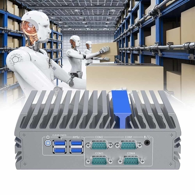 Intel Celeron J6412 Quad Core Mini Computer с двумя портами LAN