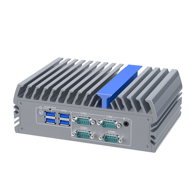 Промышленный мини-PC J6412 Dual Lan DDR4 Ram M.2 SSD Fanelss Мини-компьютерный сторожевой для POS-системы