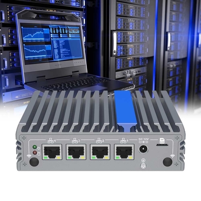 4 порта Ethernet Мини компьютер N100 без вентилятора Мини ПК Pfsense