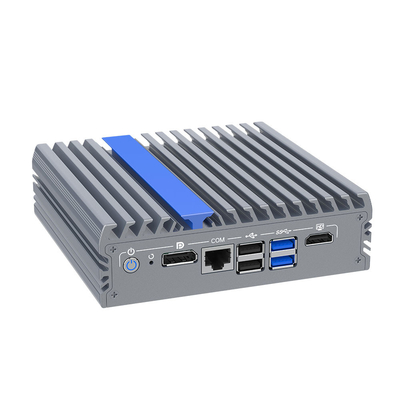 6 Вт TDP 4 Lan Fanless Firewall PC N100 CPU 4K с двойным дисплеем Linux Mini PC