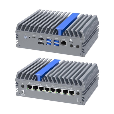 Промышленный брандмауэрный компьютер 14-го поколения Core Ultra 7 155u с 4 USB 3.2