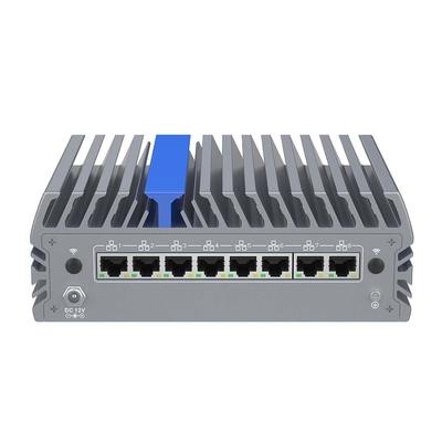 14th gen Ultra 7 155U Сетевая безопасность 8 LAN Firewall Appliance и опциональный 9-36V Модуль широкого напряжения