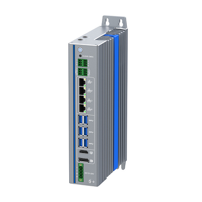 DC 12V-24V Mini Fanless PC Intel 12th 13th 14th Gen Core I3 I5 I7 настольный процессор Mini Box PC для IoT