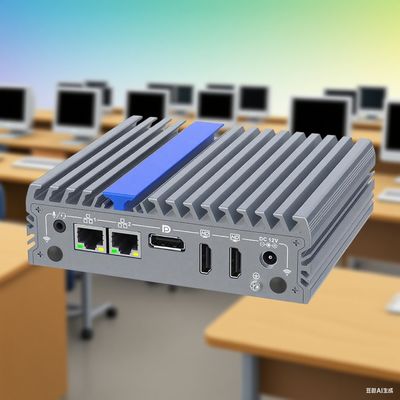 Компактный Office J3710 Mini PC с двойной локальной сетью для брандмауэра и тихой работы