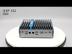 IEXP-332 N100 Mini Pc 2 Ethernet порты Mini Pc 2 Lan 4 COM RS232 RS485